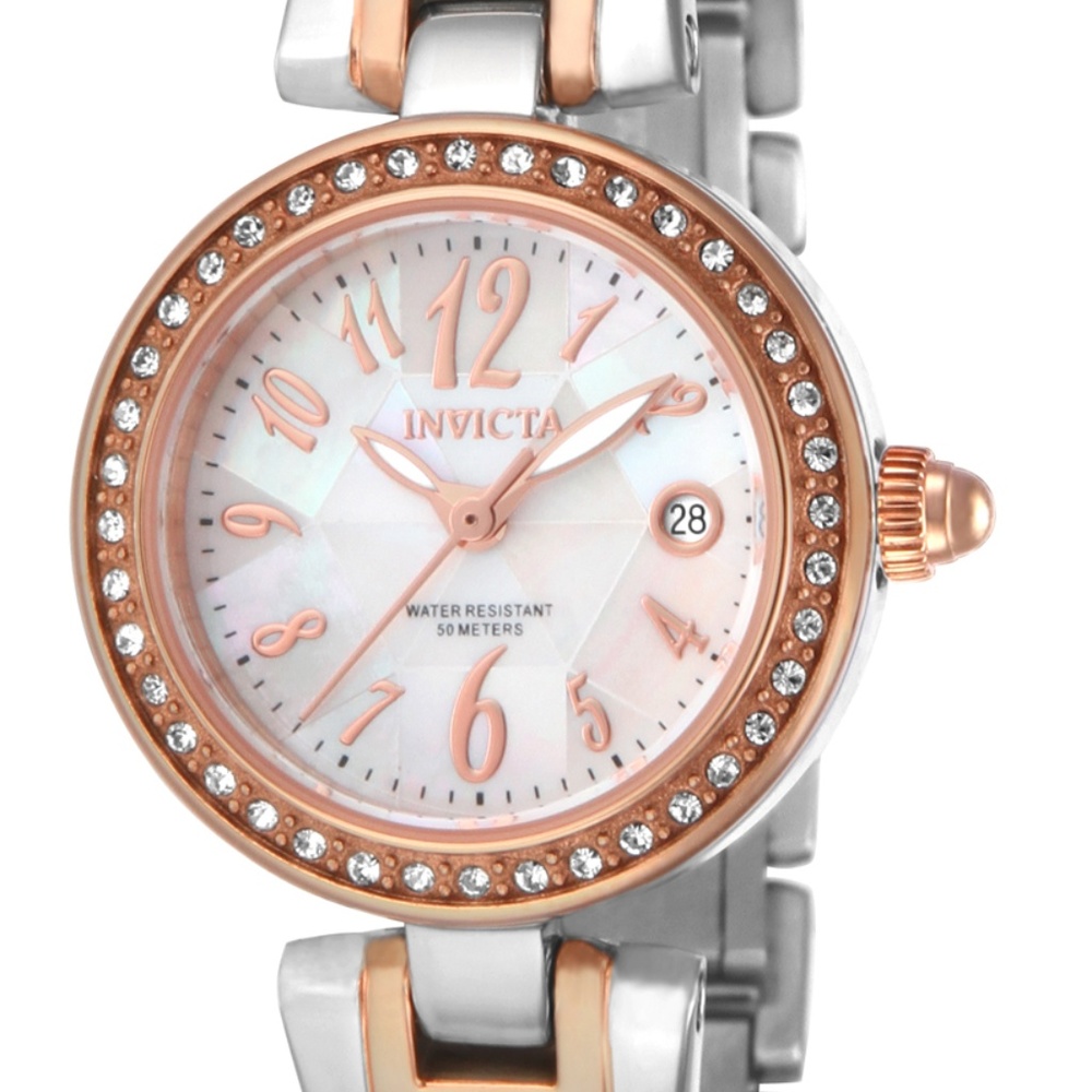 Invicta Women's 13613 Angel Quartz 3 Hand White
